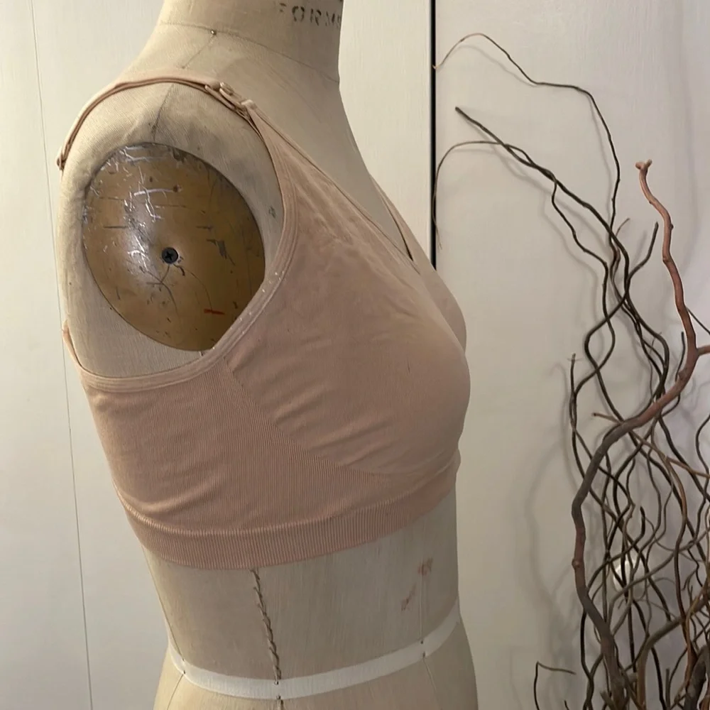 Basics by Bravado Nude nursing bra XL